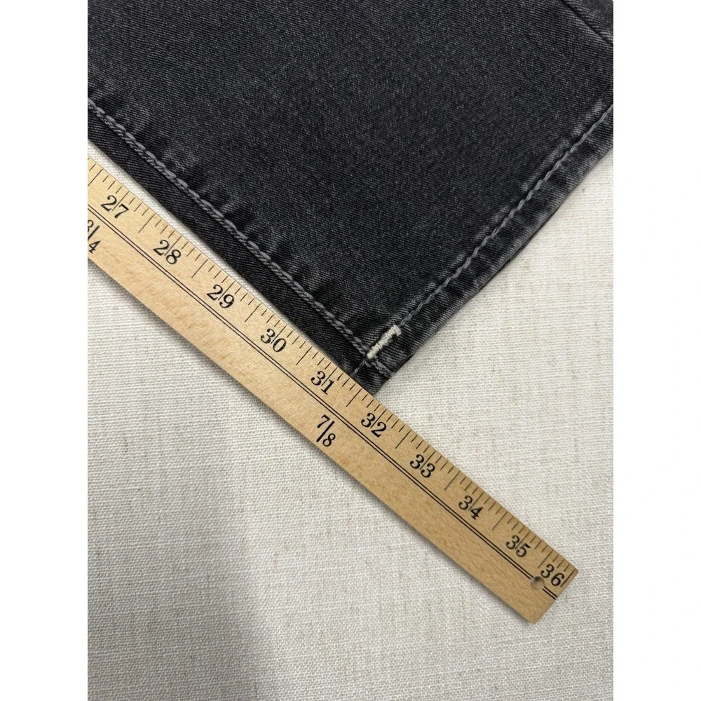 True Religion Geno Slim Jeans Men 34x32 Grey Wash Big T Flap Pocket